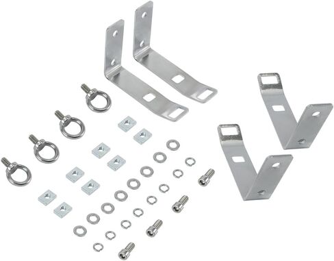 4PCS Load Stops Replacement T-Slot Truck Cross Bar Stainless Steel Compatible with Firewood Skis Snow Board Ladder Rooftop Racks Kayak roof Rack Accessories in Saudi Arabia