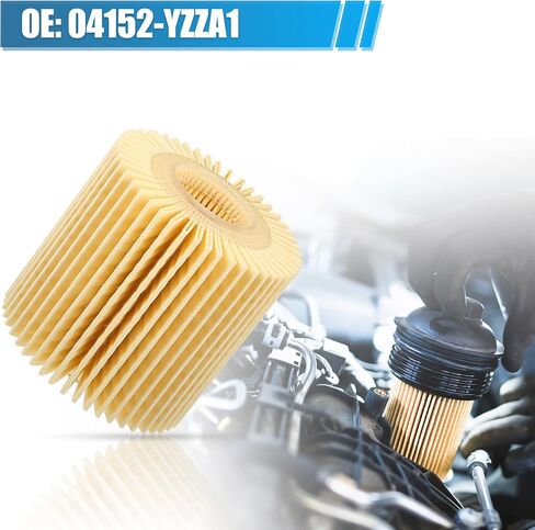 X AUTOHAUX استبدال فلتر زيت المحرك YZZA1 04152-YZZA 04152-31090 04152-YZZG1 فلتر وقود الزيت لتويوتا أفالون بجولة XLE 3.5L V6 - غاز 2022 in Saudi Arabia