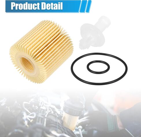 X AUTOHAUX استبدال فلتر زيت المحرك YZZA1 04152-YZZA 04152-31090 04152-YZZG1 فلتر وقود الزيت لتويوتا أفالون بجولة XLE 3.5L V6 - غاز 2022 in Saudi Arabia