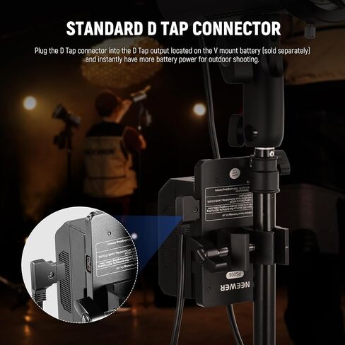 Neewer 6ft/1.8m D-Tap Male to 4 Pin XLR Female Power Cable PL60C Continuous LED Video Light, NC011 in Saudi Arabia