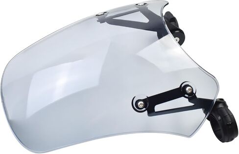 الزجاج الأمامي للدراجات النارية لـ Universal Har-ley FXST Softail/FXSTB Night Train FXDC Wide Glide/FXSB Breakout/FXDL Low Rider Windshield Protector Windproof Fairing Wind Deflector (رمادي دخاني) in Kuwait