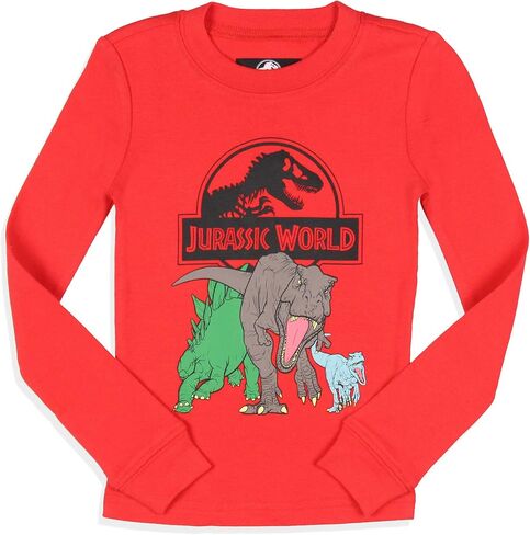 INTIMO Jurassic World Toddler Boys' Movie Film Park Logo Icon Tight Fit Sleep Pajama Set in Kuwait