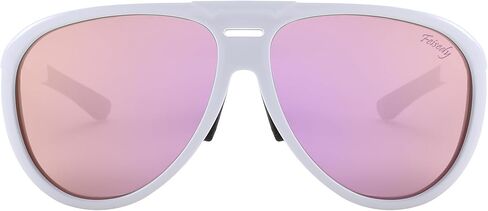 FEISEDY Polarized Aviator Sunglasses Men Women Oversized Round Steampunk Sunglasses Side Shield Goggles B0095 in Kuwait