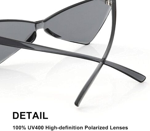 OLIN Triangle Thick Rimless Sunglasses One Piece Colored Transparent glasses For Women and Men in Kuwait