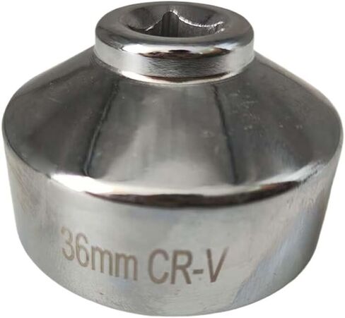27mm Oil Filter Wrench, 3/8" Drive Socket Wrench, 6 Point Oil Filter Removal Tool, Chrome Vanadium Steel Wrench for Mercedes, Mini, Volvo, Audi, Porsche (27 mm) in Saudi Arabia