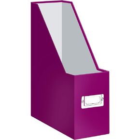 مبرد مجلة Snap-N-Store من الألواح الليفية مع طبقة PVC، مقاس 12.25 × 3.88 × 9.75 بوصة، أسود (SNS01565)