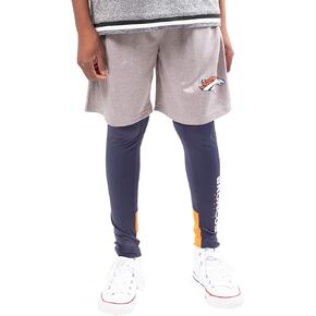 Ultra Game NFL boys 2 Piece Leggings & Shorts Training Compression Set
