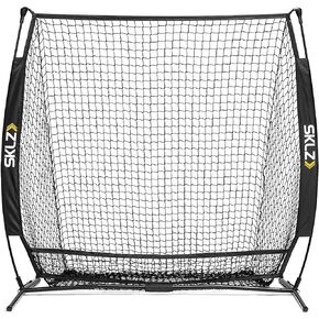 SKLZ Portable Baseball and Softball Hitting Net with Vault, 5 x 5 feet