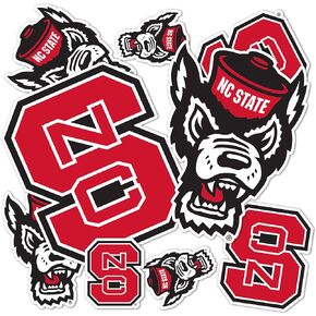 North Carolina State University Sticker NCS Stickers Vinyl Decals Laptop Water Bottle Car Scrapbook T1 (Type 1-1)