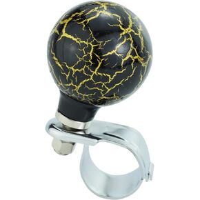 Steering Wheel Knob Ball Heavy Car Turning Suicide Spinner Handle for Most Manual Automotive Transmission Vehicles (Black)