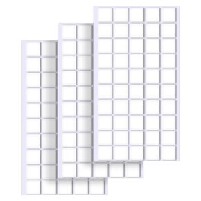 LUTER 150pcs Double Sided Tape Squares, Removable Mounting Squares Non Marking Clear Sticky Tack for Wall Hanging Poster Putty Adhesive Mounting Putty for Craft Art Decoration