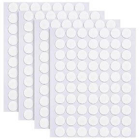 10mm Double Sided Sticky Dots Removable Adhesive Putty No Traces Clear Sticky Tack Waterproof Stickers for Wall Metal Glass Ceramic Wood (280PCS)
