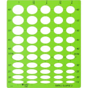 Westcott Small Ellipse Template #2 (T-808)