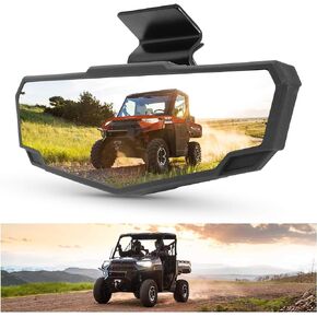 KIWI MASTER Rear View Center Mirrors Compatible for 2015-2024 Can Am Defender Polaris Ranger 570 900 1000 Crew Accessories Rearview Racing Convex Mirror