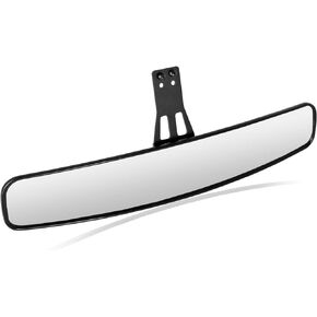 Panoramic Convex Ranger Rear View Mirrors Compatible with 2017-2024 Polaris Ranger 500 570 900 XP 1000 XP/Crew Mirrors Factory Present Drop Down Mounting Tab