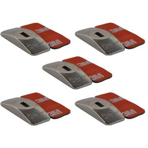 Adhesive Plates 5 Pack for use with Tablets and Other Devices Without a Kensington Compatible Slot