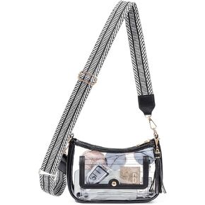 Clear Bag for Stadium Events, Clear Crossbody Purses For Women Stadium
