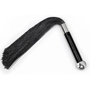 Riding Whip 15.5" Black Riding Whip for Games Whip Faux Leather Riding Crop