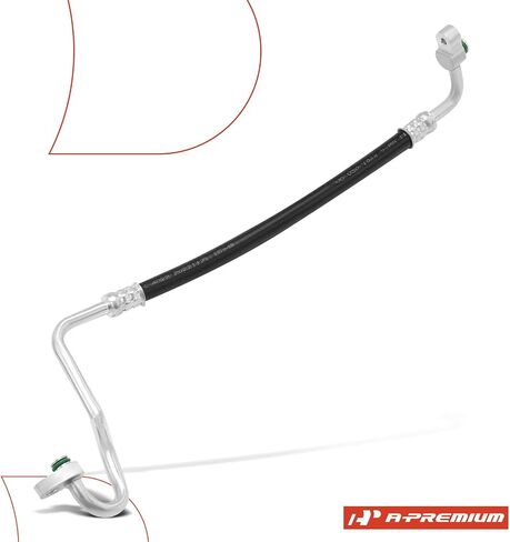 A-Premium A/C Discharge Line Hose Assembly Compatible with Acura TL 2009-2014 3.5L 3.7L, Compressor to Condenser in Saudi Arabia