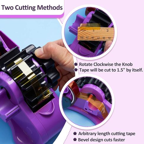 Multiple Roll Cut Heat Tape Cut Dispenser Heat Resistant Sublimation Desk Tape Dispenser with 5 Pieces High Temp Tape Multi-Size Heat Press Tape for Industrial Use, Solder (Blue) in Saudi Arabia