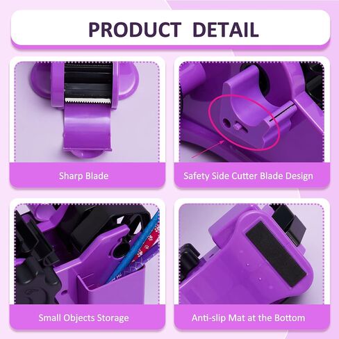 Multiple Roll Cut Heat Tape Cut Dispenser Heat Resistant Sublimation Desk Tape Dispenser with 5 Pieces High Temp Tape Multi-Size Heat Press Tape for Industrial Use, Solder (Blue) in Saudi Arabia
