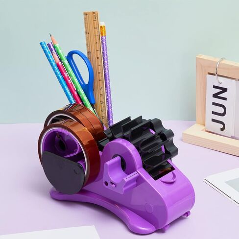 Multiple Roll Cut Heat Tape Cut Dispenser Heat Resistant Sublimation Desk Tape Dispenser with 5 Pieces High Temp Tape Multi-Size Heat Press Tape for Industrial Use, Solder (Blue) in Saudi Arabia