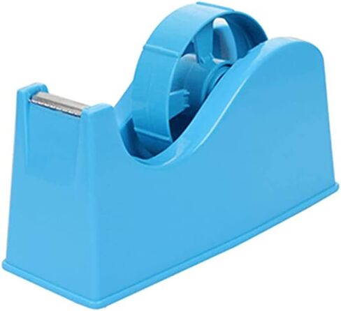 MR.R Desktop Tape Dispenser, Sublimation Masking Tape Dispenser, Adhesvie Roll Holder with Weight Nonskid Base Blue for Heat Press Transfer Printing Tape (Fits 1'' & 3'' Core) in Saudi Arabia