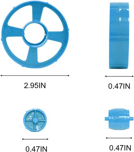 MR.R Desktop Tape Dispenser, Sublimation Masking Tape Dispenser, Adhesvie Roll Holder with Weight Nonskid Base Blue for Heat Press Transfer Printing Tape (Fits 1'' & 3'' Core) in Saudi Arabia