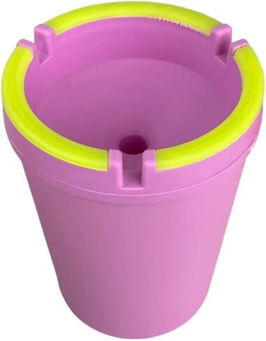 SnowTree - Ash Tray for Cars (Black, Mini) Self Extinguishing Car Ashtray - Smokeless Ashtray for Cars - Portable Ashtray - Automotive Ashtrays - Cup Holder Ashtray Trash Can in Saudi Arabia