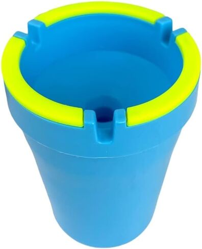 SnowTree - Ash Tray for Cars (Black, Mini) Self Extinguishing Car Ashtray - Smokeless Ashtray for Cars - Portable Ashtray - Automotive Ashtrays - Cup Holder Ashtray Trash Can in Saudi Arabia