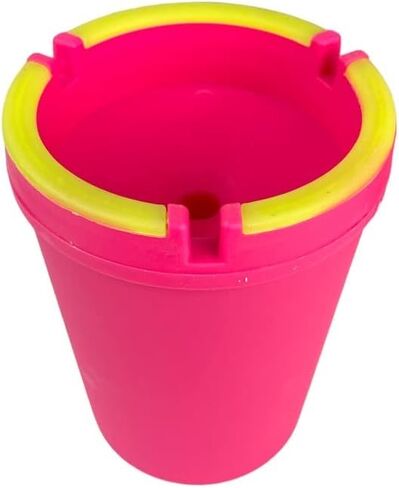 SnowTree - Ash Tray for Cars (Black, Mini) Self Extinguishing Car Ashtray - Smokeless Ashtray for Cars - Portable Ashtray - Automotive Ashtrays - Cup Holder Ashtray Trash Can in Saudi Arabia