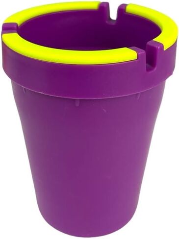 SnowTree - Ash Tray for Cars (Black, Mini) Self Extinguishing Car Ashtray - Smokeless Ashtray for Cars - Portable Ashtray - Automotive Ashtrays - Cup Holder Ashtray Trash Can in Saudi Arabia