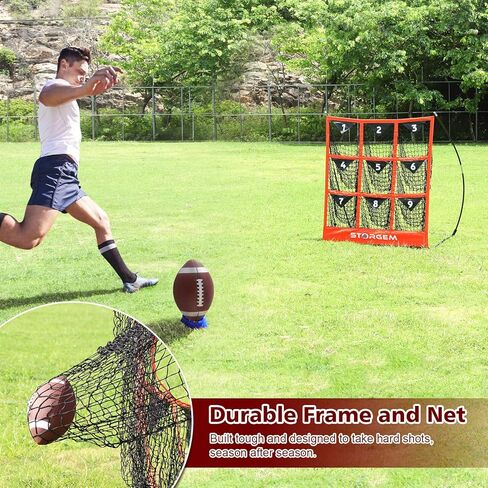 Storgem Baseball and Softball Net,Pitching Target Baseball Net with 9 Pocket,Pitching Strike Zone Target Net with Carry Bag in Kuwait