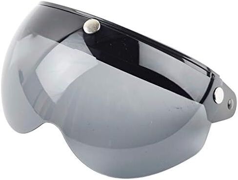 Hummingbird 3 Snap 3/4 Helmet Shield with FLIP UP Hinge for 3-Snap Motorcycle Half Open Face Vintage Motorcycle Helmets in Saudi Arabia