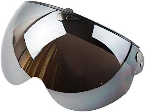 Hummingbird 3 Snap 3/4 Helmet Shield with FLIP UP Hinge for 3-Snap Motorcycle Half Open Face Vintage Motorcycle Helmets in Saudi Arabia