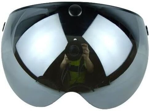 Hummingbird 3 Snap 3/4 Helmet Shield with FLIP UP Hinge for 3-Snap Motorcycle Half Open Face Vintage Motorcycle Helmets in Saudi Arabia