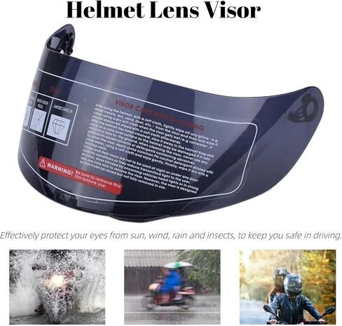 Yolispa Motorcycle Helmet Visor Lens Motorbike Wind Shield Helmet Lens Visor Shield Full Face for 316 902 AGV K5 K3SV KYPARA in Kuwait