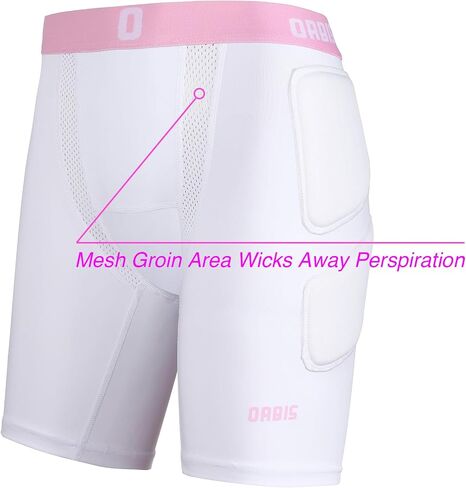 Orbis Women's Period Proof Softball Sliding Shorts, Vented & Foam Padded in Saudi Arabia