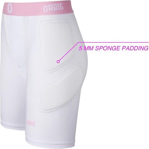 Orbis Women's Period Proof Softball Sliding Shorts, Vented & Foam Padded in Saudi Arabia