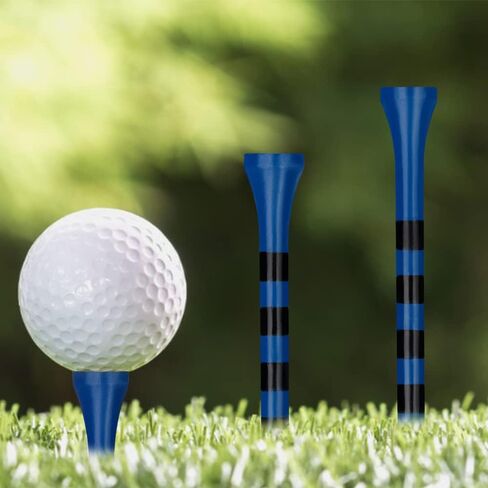 Professional Bamboo Golf Tees 2 3/4 & 3 1/4 Inch | Pack of 50 Golf Tees,Reduce Friction & Side Spin in Saudi Arabia