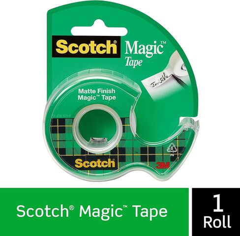 Scotch 3M Magic Tape with Dispenser, 3/4" x 300" in Saudi Arabia