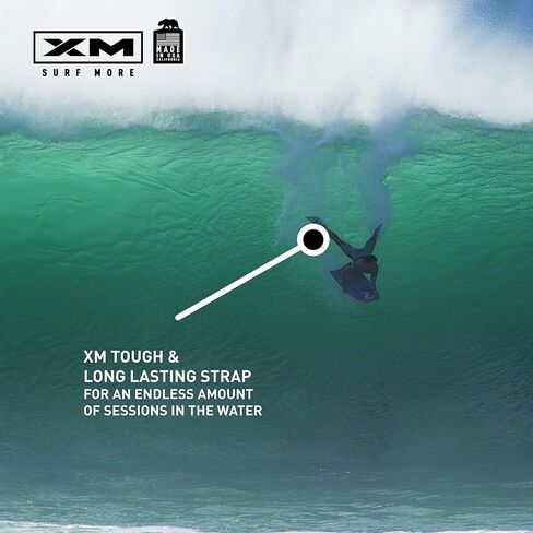 مقود XM SURF MORE Bodyboard - مقود ملفوف ممتاز EZ-FIT مع قابس - دعم ذراع من النيوبرين قابل للتعديل ومريح للغاية، سلك مقود فائق القوة لتحقيق أقصى قدر من الأمان - صنع في الولايات المتحدة الأمريكية in Saudi Arabia