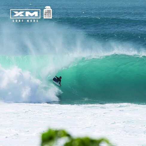 مقود XM SURF MORE Bodyboard - مقود ملفوف ممتاز EZ-FIT مع قابس - دعم ذراع من النيوبرين قابل للتعديل ومريح للغاية، سلك مقود فائق القوة لتحقيق أقصى قدر من الأمان - صنع في الولايات المتحدة الأمريكية in Saudi Arabia