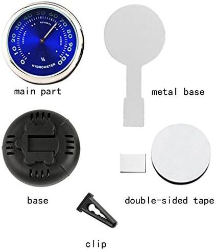 Car Dashboard Thermometer - Mini Vehicle Thermometer Decoration Air Vent Cilp in Saudi Arabia