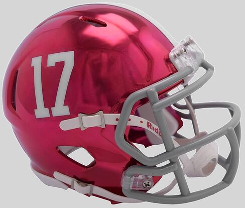 Riddell NCAA Unisex Helmet Riddell Replica Mini Speed Style Chrome Alternate in Saudi Arabia