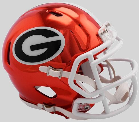 Riddell NCAA Unisex Helmet Riddell Replica Mini Speed Style Chrome Alternate in Saudi Arabia