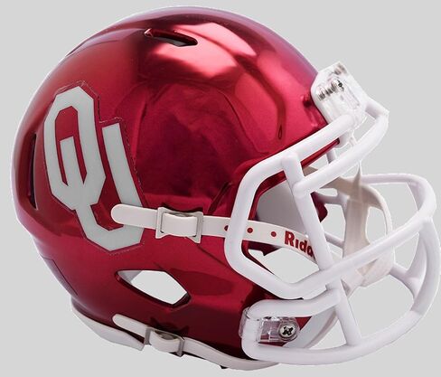 Riddell NCAA Unisex Helmet Riddell Replica Mini Speed Style Chrome Alternate in Saudi Arabia