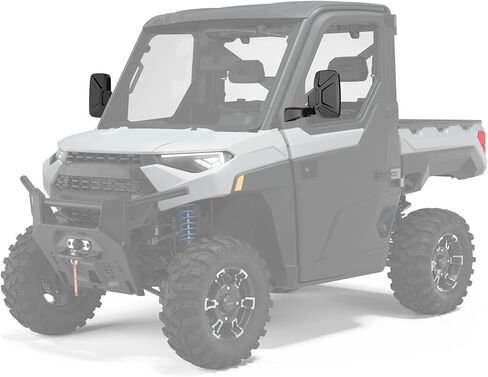 Ranger Side Mirrors Door Mounted, Esploratori UTV Side Mirrors for Full-Door Polaris Ranger Compatible With 2018-24 Polaris Ranger CREW SP XP 570 1000 2019-24 Commercial Pro XD (ONLY FOR FULL-DOOR) in Saudi Arabia