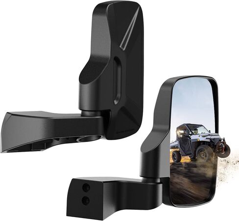 Ranger Side Mirrors Door Mounted, Esploratori UTV Side Mirrors for Full-Door Polaris Ranger Compatible With 2018-24 Polaris Ranger CREW SP XP 570 1000 2019-24 Commercial Pro XD (ONLY FOR FULL-DOOR) in Saudi Arabia