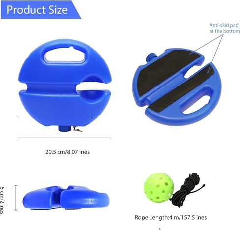 Tennis Trainer,Trainer Rebound Ball,Tools with Rope for Pickleball Training,for Pickleball Trainer Ball with String,Training Tool for Adults or Kids Beginners in Saudi Arabia